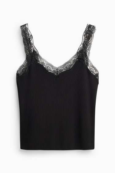 Dames - Topje - zwart