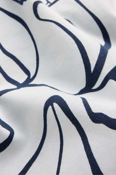 Women - T-shirt - white / black