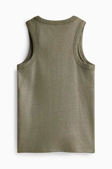 Dames - T-shirt - kaki