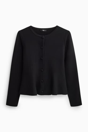 Damen - Strickjacke - schwarz