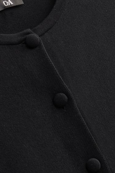 Damen - Strickjacke - schwarz