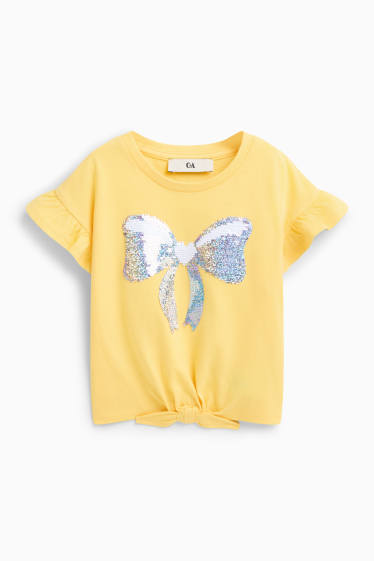 Enfants filles - T-shirt - jaune