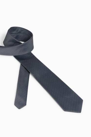 Heren - Das - donkergrijs