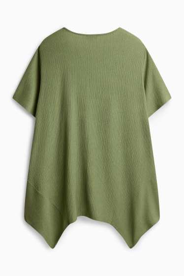 Mujer - Camiseta - con textura - verde