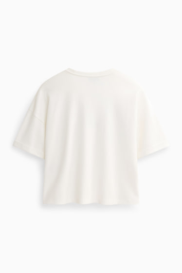 Donna - T-shirt - relaxed fit - bianco