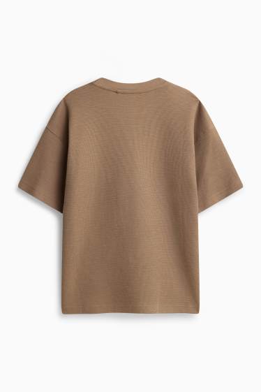 Kinderen: jongens - T-shirt - bruin