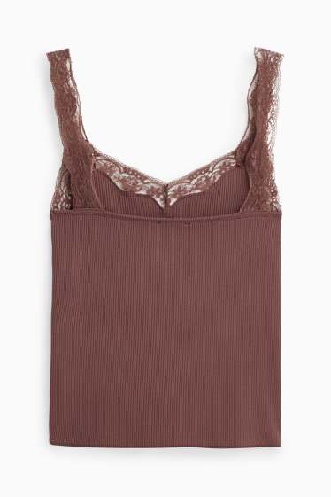 Dames - Topje - bruin