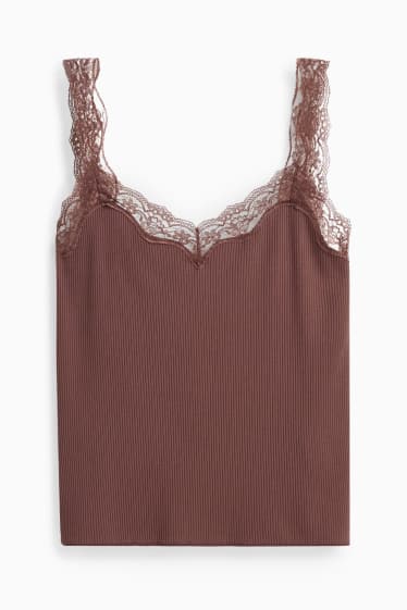 Dames - Topje - bruin