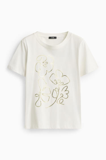 Dames - T-shirt - wit