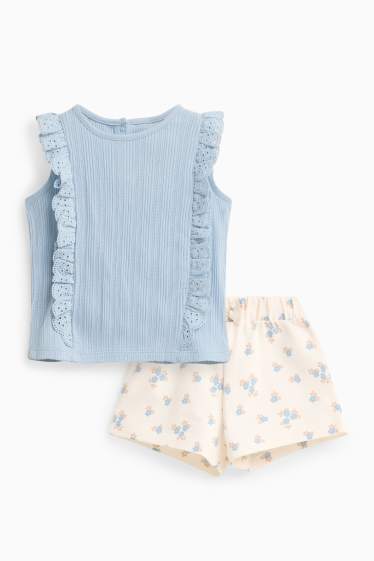 Bébés filles - Ensemble bébé - bleu