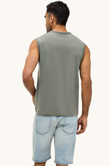 Heren - Tanktop - groen