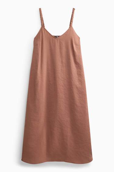 Women - Dress - light brown