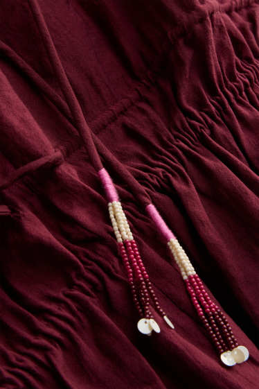 Damen - Blusentop - bordeaux