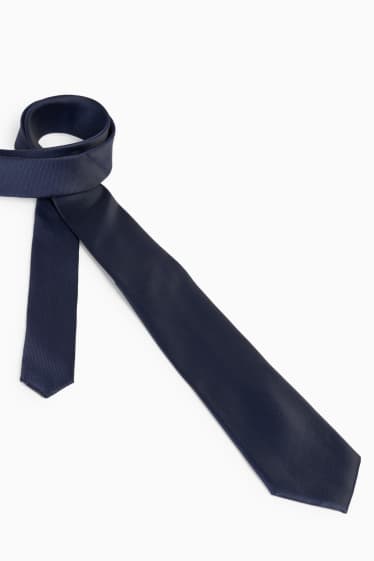 Bărbați - Cravată - albastru închis
