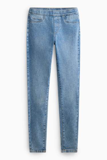 Dames - Jegging jeans - mid waist - jeanslichtblauw