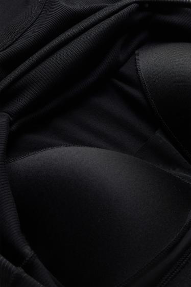 Donna - Top con reggiseno integrato - nero