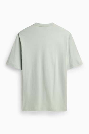 Men - T-shirt - relaxed fit - light green