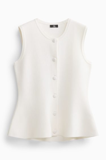 Dámské - Kardigan - bílá