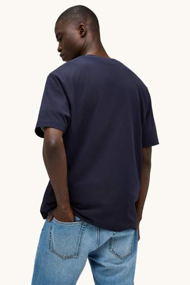 Hombre - Camiseta - relaxed fit - azul oscuro