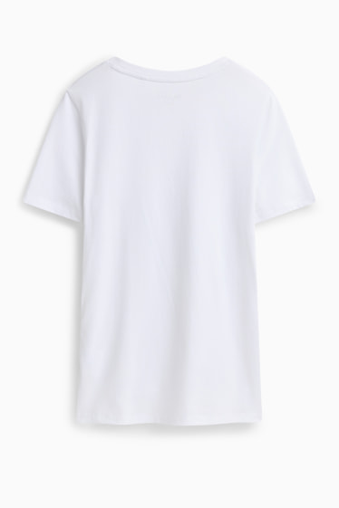 Dames - Set van 2 - zwangerschaps-T-shirt - wit