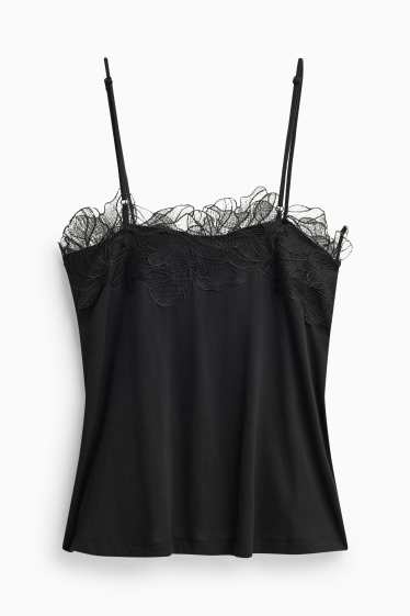 Damen - Top - schwarz