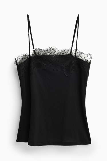 Damen - Top - schwarz