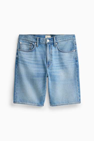 Herren - Jeans-Shorts - jeansblau