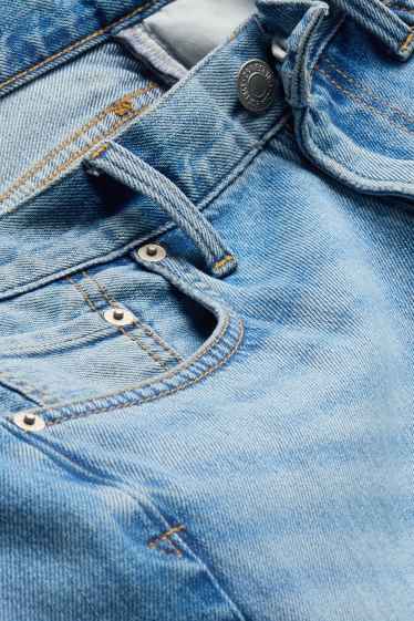 Herren - Jeans-Shorts - jeansblau