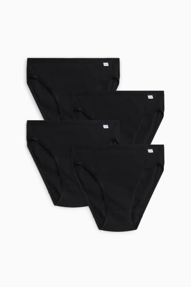 Femmes - Lot de 3 - culottes - noir