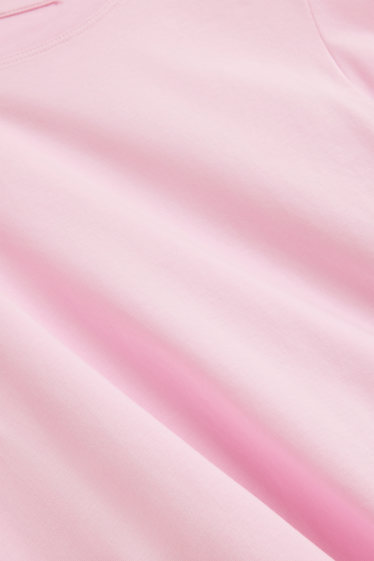Dona - Samarreta de mànigues curtes - regular fit - rosa