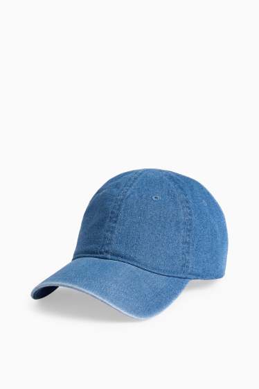Damen - Jeans-Cap - jeansblau