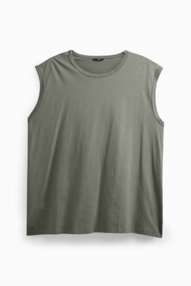 Herren - Tank Top - khaki