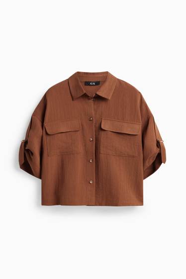 Femmes - Blouse-chemise - marron