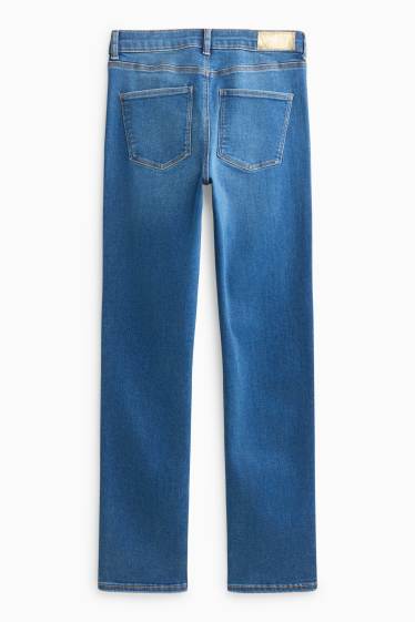 Damen - Straight Jeans - Mid Waist - Shaping-Jeans - LYCRA® - jeansblau