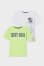 white / green
