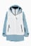 white / turquoise