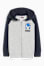 light gray / dark blue
