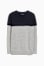 donkerblauw / grijs