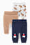 dark blue / creme white