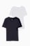 blau fosc / blanc