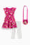 blanco / fucsia