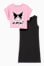 black / rose