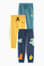 oranje / blauw