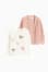 rosa / beige