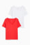 rouge / blanc crème