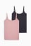 zwart / roze