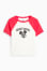 white / red