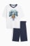 donkerblauw / wit
