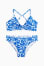dark blue / white