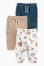 blauw / beige